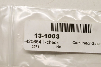 Aftermarket 13-1003, 2971, 4206342 Carburetor Gasket NOS