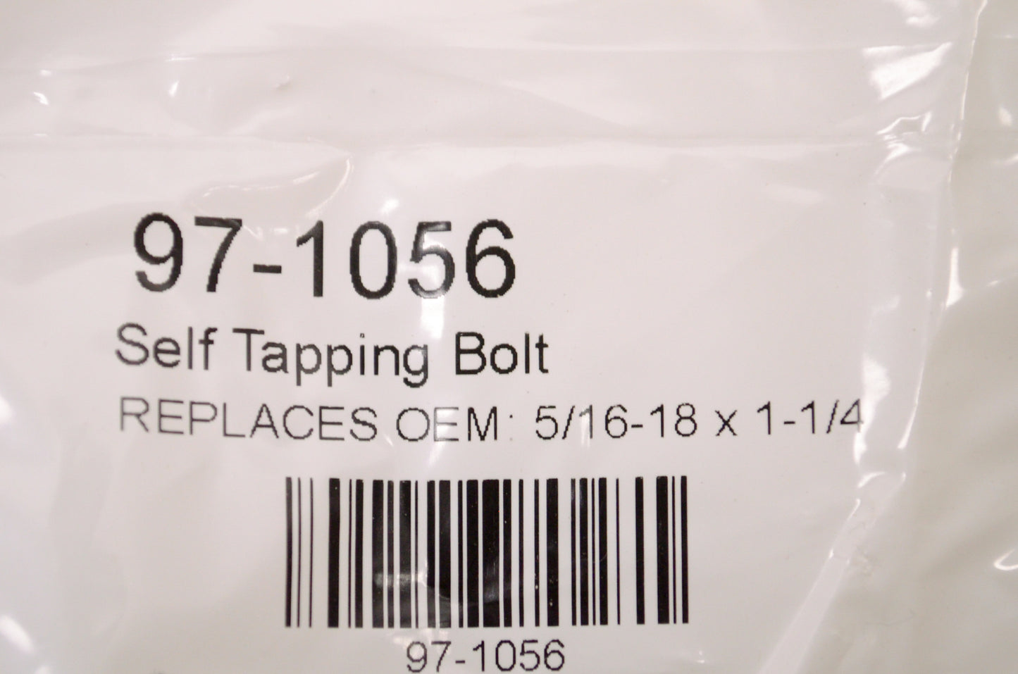 Aftermarket 97-1056 Self Tapping Bolts 5/16-18 x 1-1/4 Qty 4 NOS