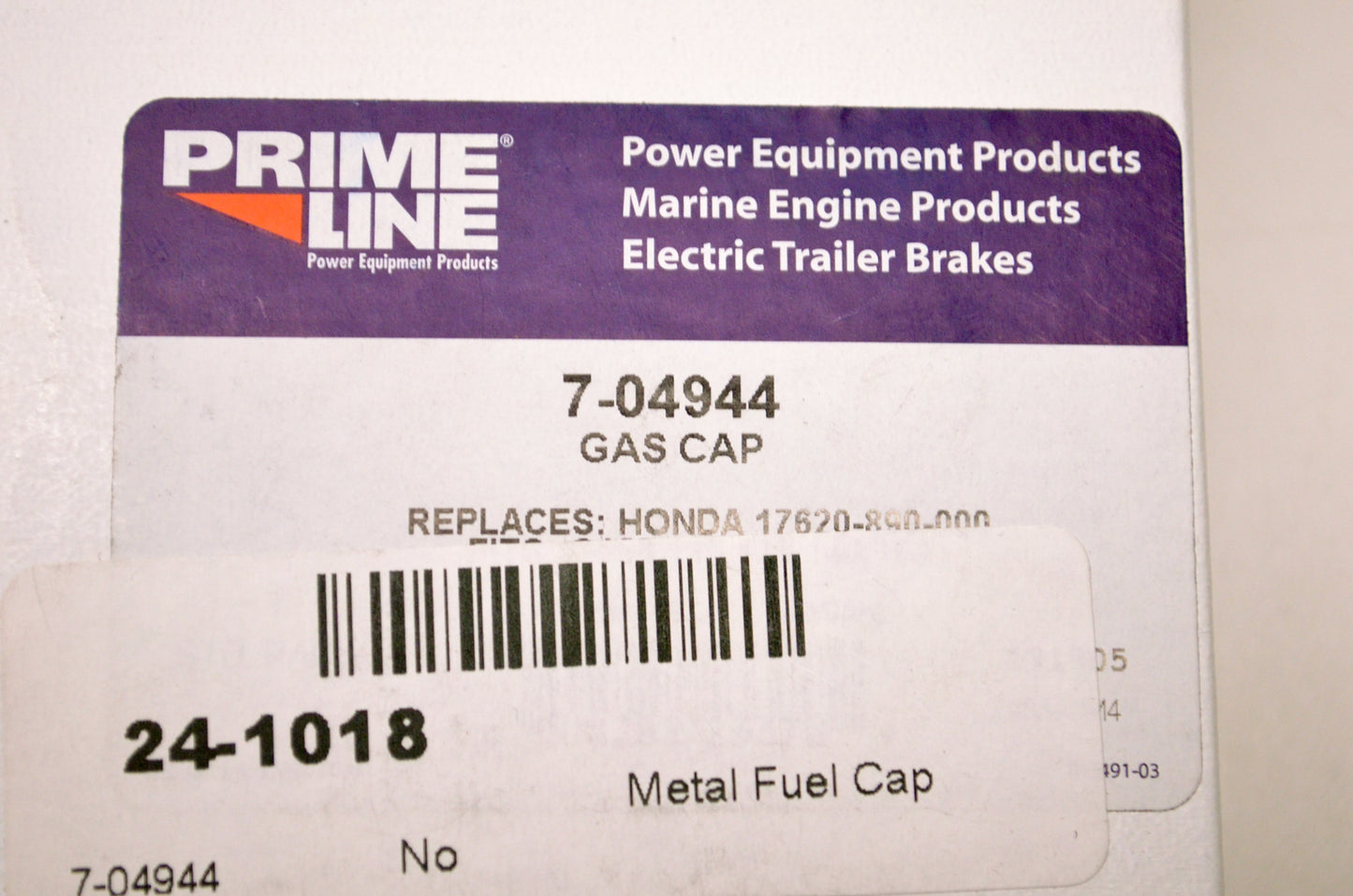 Prime Line 7-04944 Gas Cap NOS