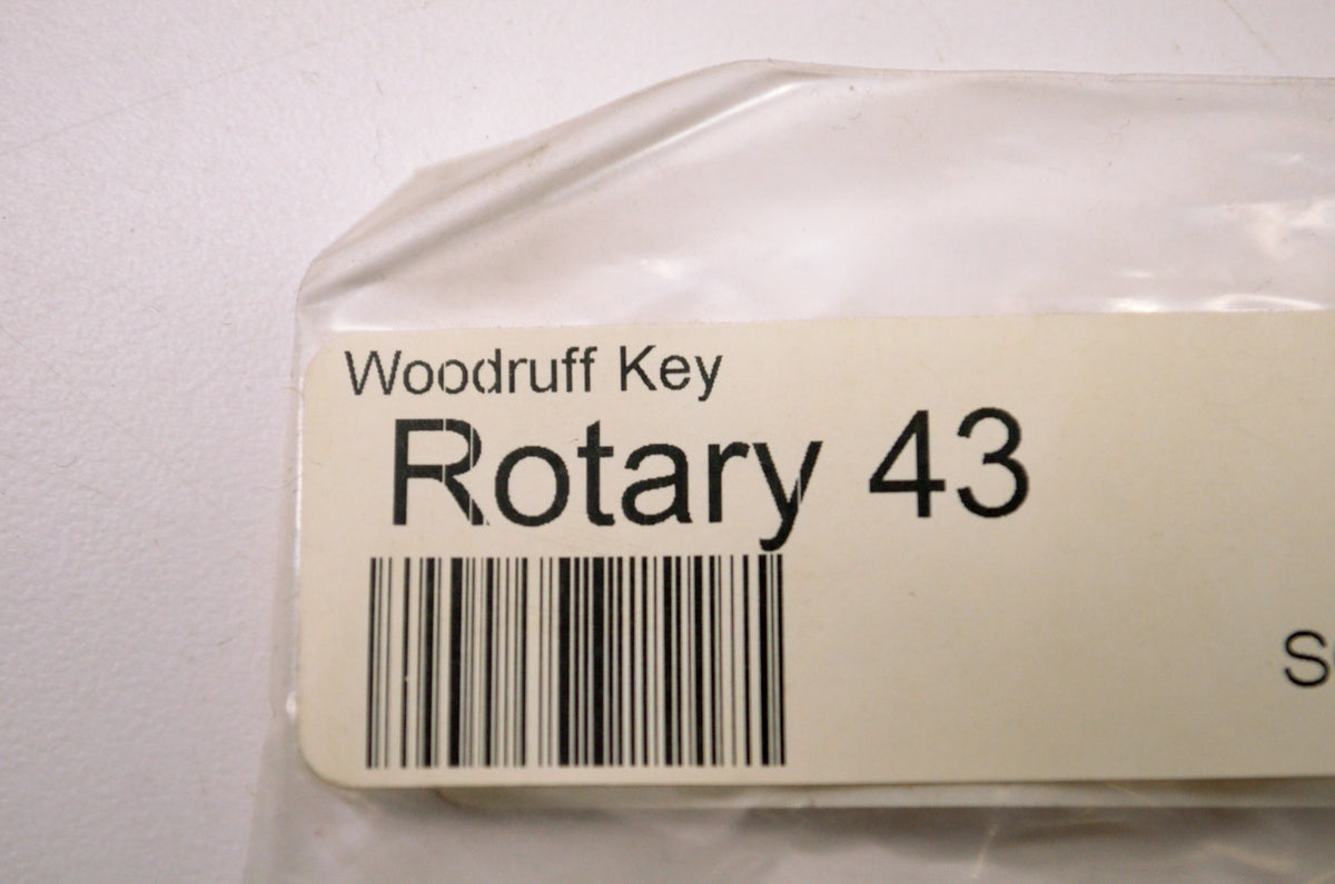 Aftermarket 43, 97-1065 Woodruff Key NOS