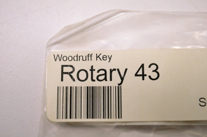Aftermarket 43, 97-1065 Woodruff Key NOS