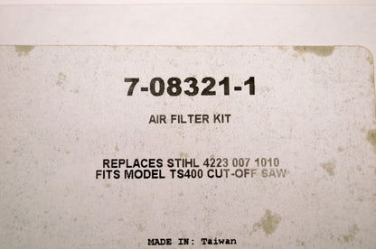 Prime Line 7-08321-1, 42230071010 Air Filter Kit NOS