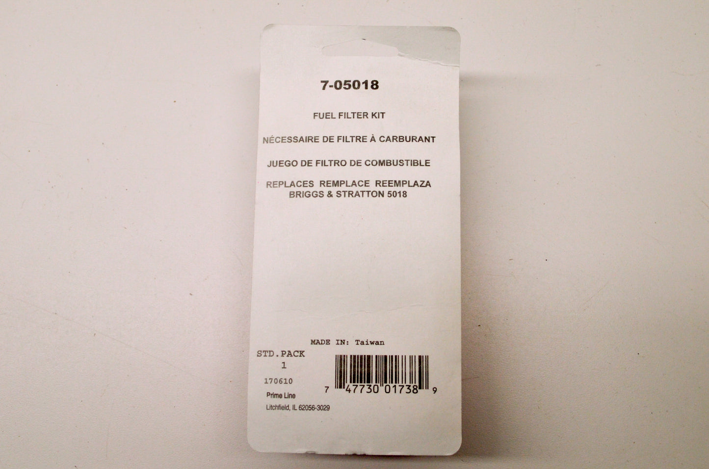 Prime Line 7-05018 Fuel Filter Kit NOS