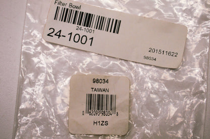 Aftermarket 98034, 24-1001 Fuel Filter Bowl NOS