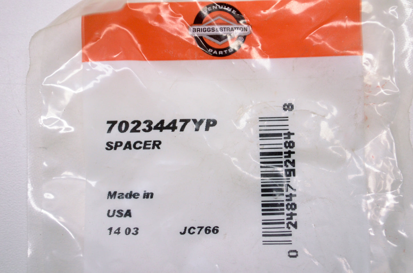 OEM Briggs & Stratton 7023447YP Spacer NOS