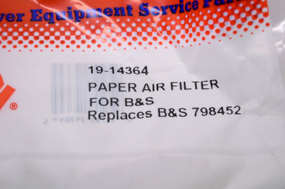 Rotary 19-14364, 798452 Air Filter NOS