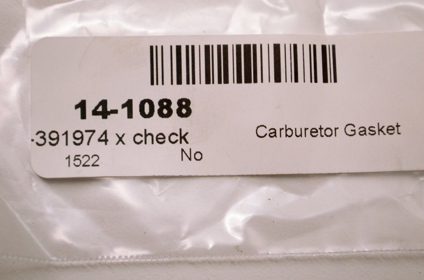 Aftermarket 1522 Carburetor Gasket NOS