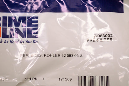 Prime Line 7-083002 Pre-Filter NOS