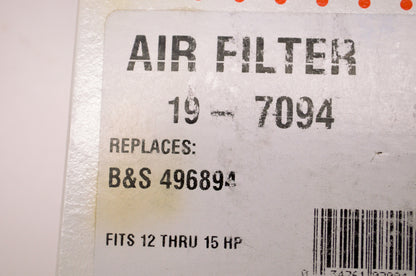 Rotary 19-7094, 496894 Air Filter NOS