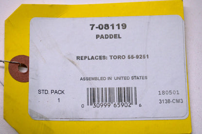 Prime Line 7-08119 Snowblower Paddle NOS