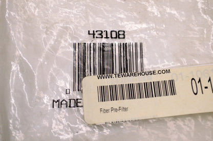 Aftermarket 43108 Pre-Filter NOS