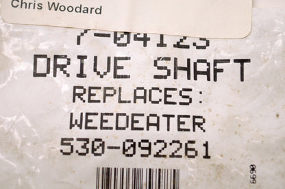 Prime Line 7-04123, 530-092261 Flexible Drive Shaft NOS