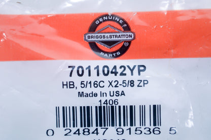 OEM Briggs & Stratton 7011042YP 5/16c x 2-5/8 ZP Hex Bolt NOS