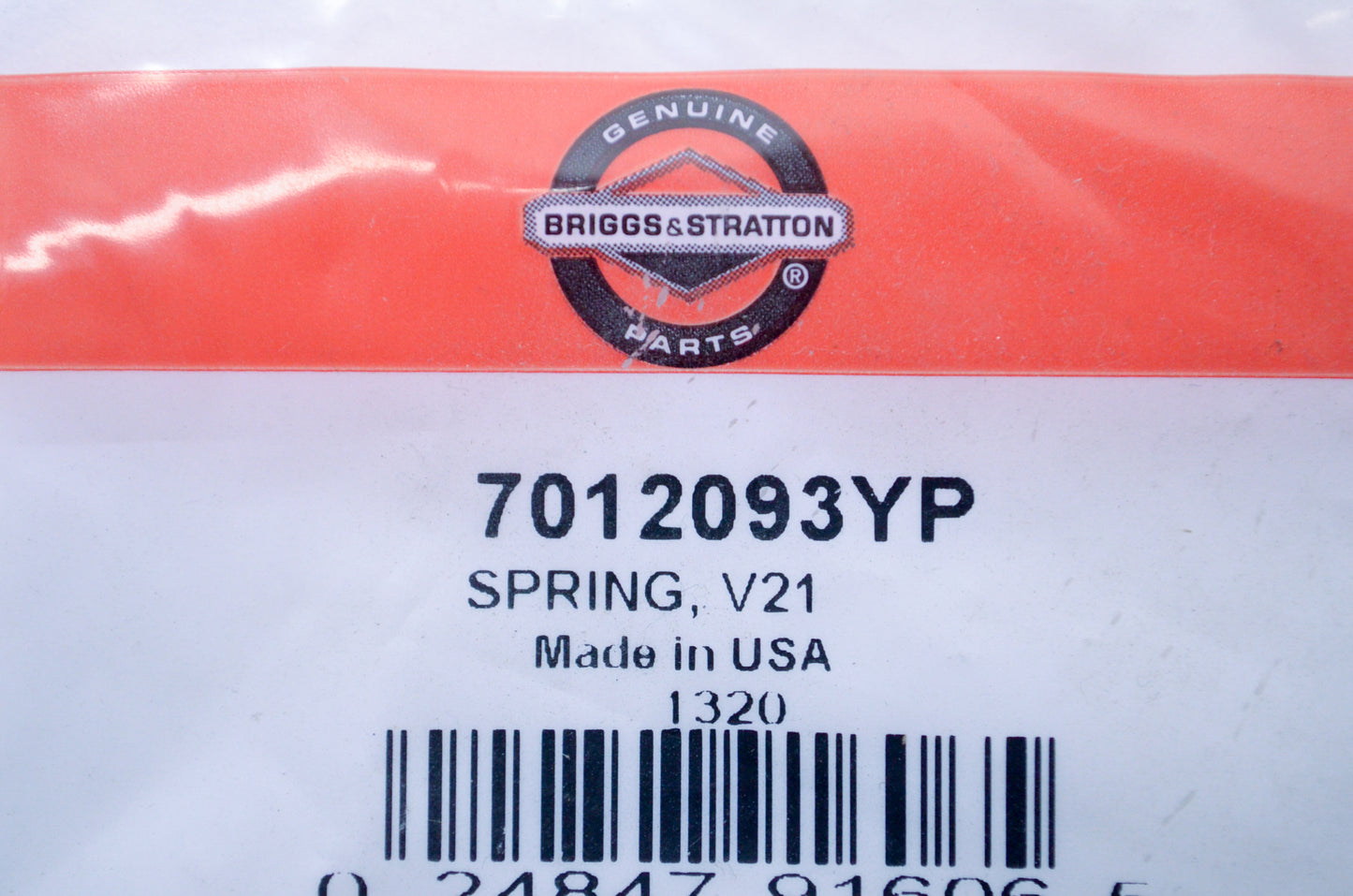 OEM Briggs & Stratton 7012093YP V21 Spring NOS