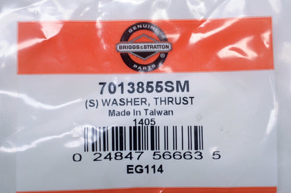 OEM Briggs & Stratton 7013855SM Thrust Washer NOS