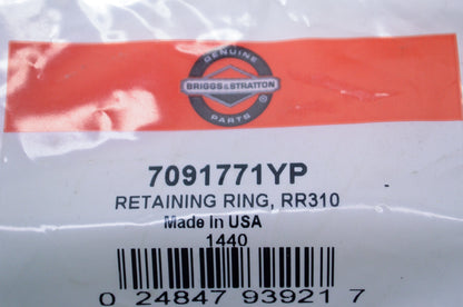 OEM Briggs & Stratton 7091771YP RR310 Retaining Ring NOS