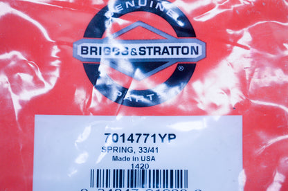 OEM Briggs & Stratton 7014771YP 33/41 Spring NOS