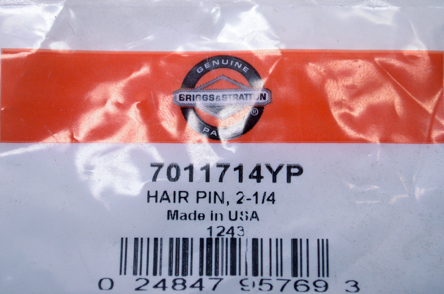OEM Briggs & Stratton 7011714YP 2-1/4 Hair Pin NOS