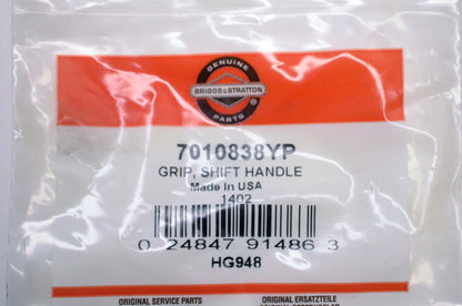 OEM Briggs & Stratton 7010838YP Shift Handle Grip NOS