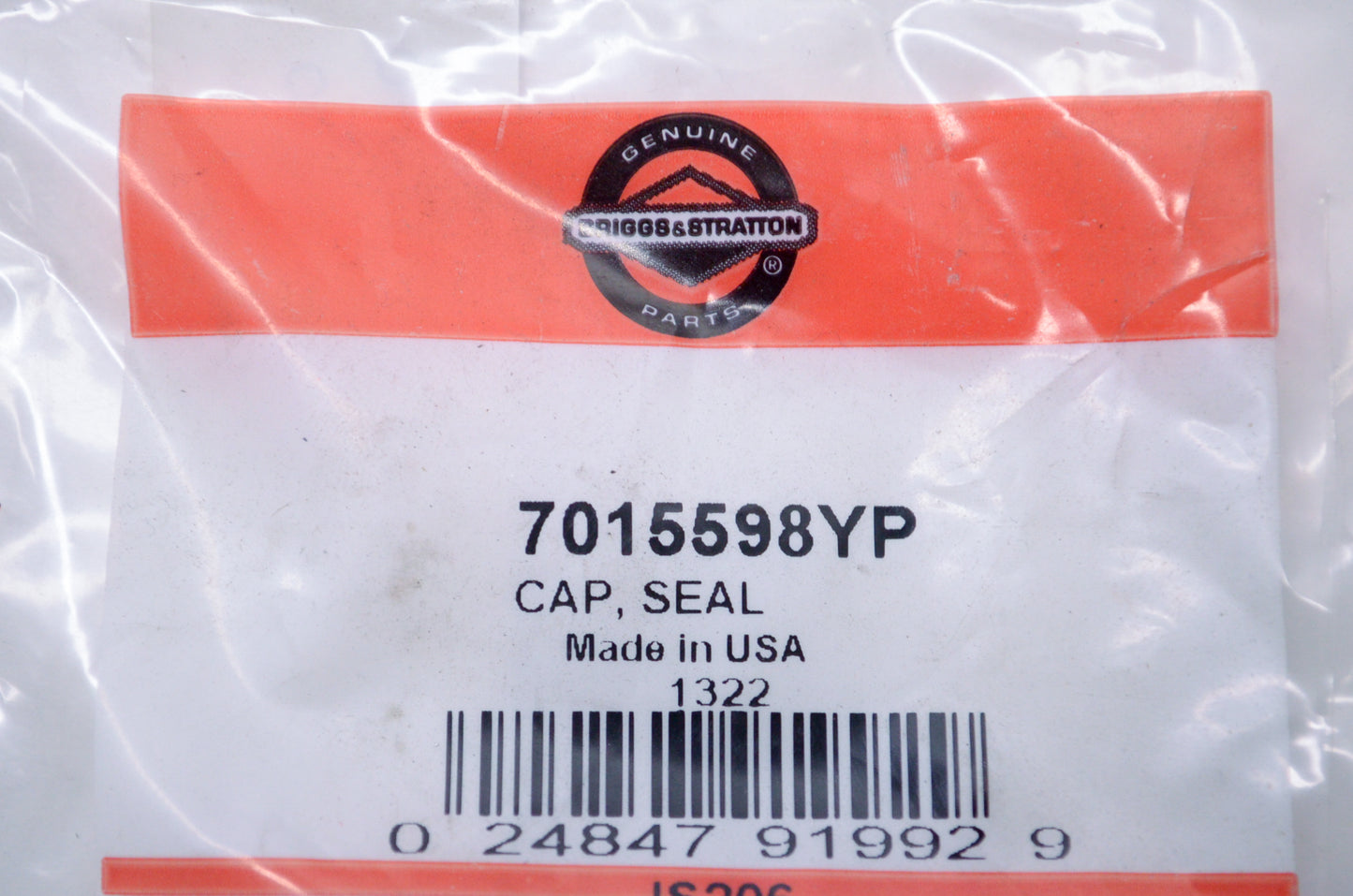 OEM Briggs & Stratton 7015598YP Seal Cap Red NOS
