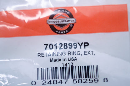 OEM Briggs & Stratton 7012899YP External Retaining Ring NOS