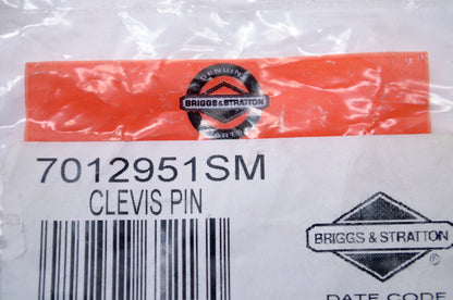 OEM Briggs & Stratton 7012951SM Clevis Pin NOS