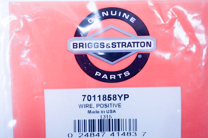 OEM Briggs & Stratton 7011858YP Positive Wire NOS