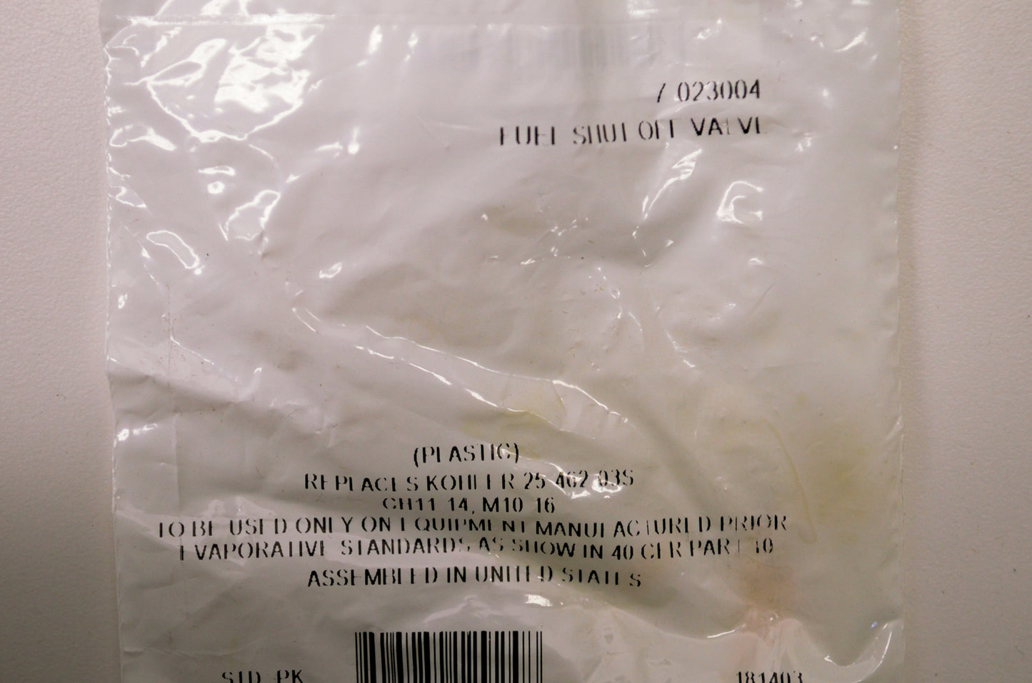Prime Line 7-023004, 25-462-03S Fuel Valve NOS