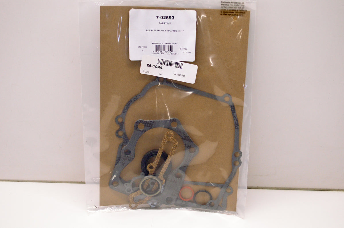 Prime Line 7-02693, 496117, 170912 Gasket Kit NOS