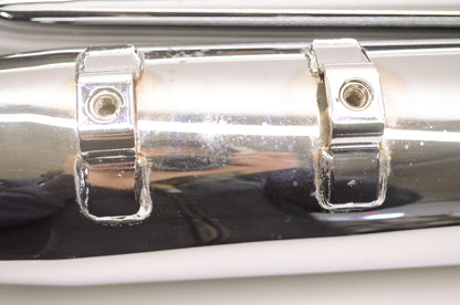 OEM Harley-Davidson 65538-95A, 65539-95A Chrome Exhaust Mufflers Pair