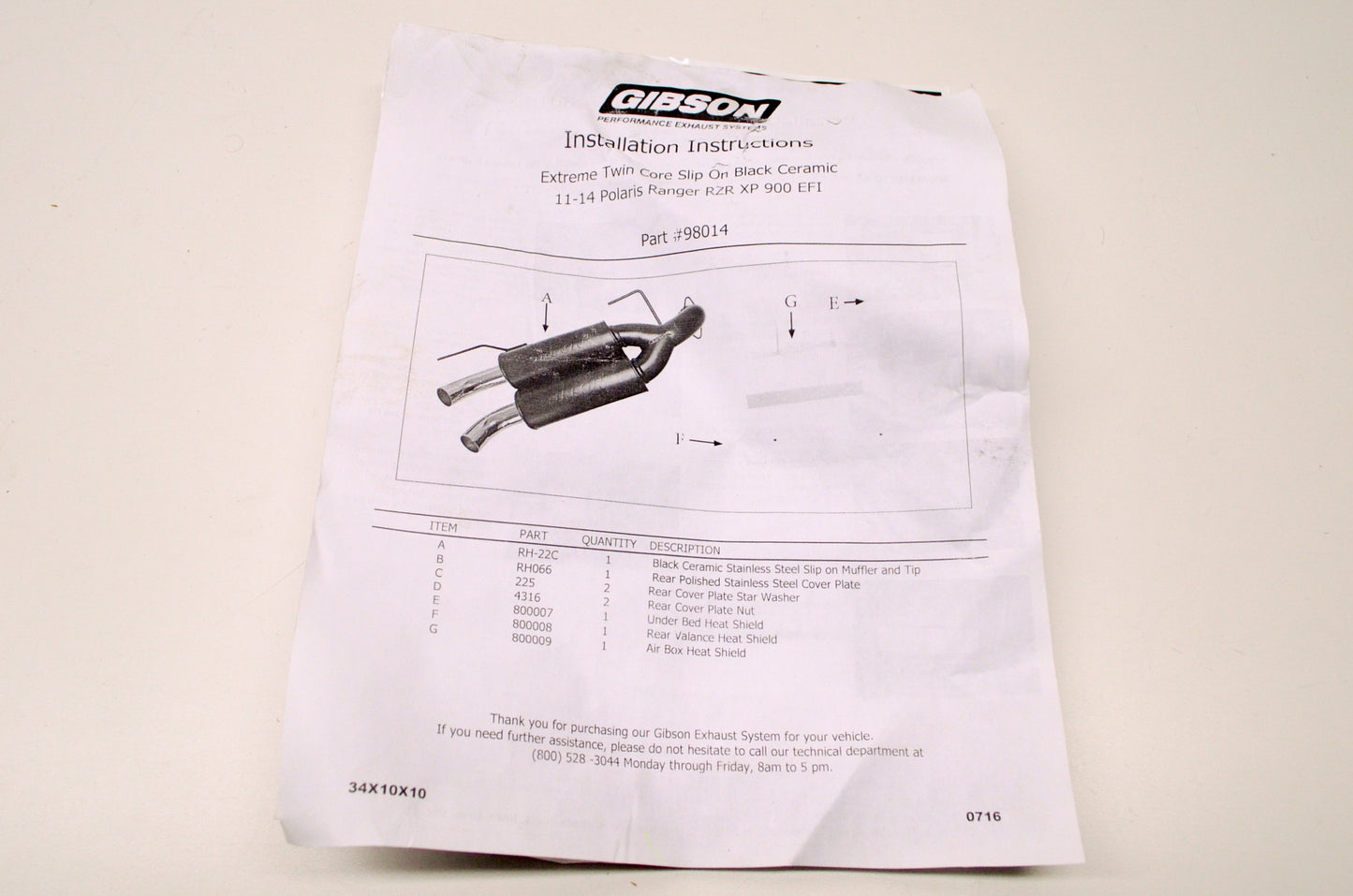 Exhaust Extreme Core Slip-On Black NOS