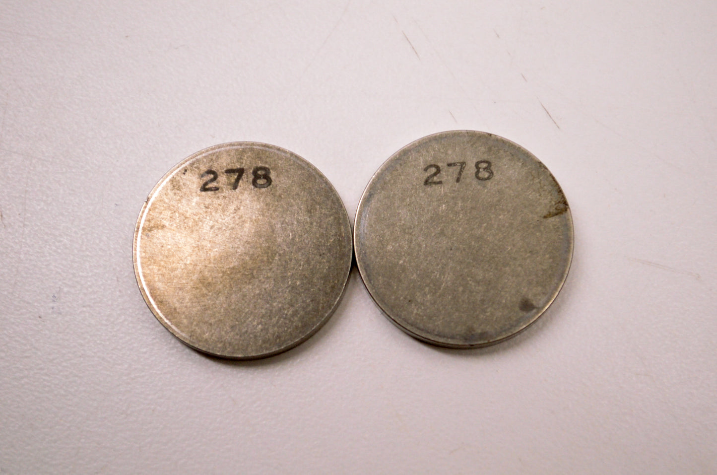278 Valve Shims 25mm x 2.78mm Qty 2