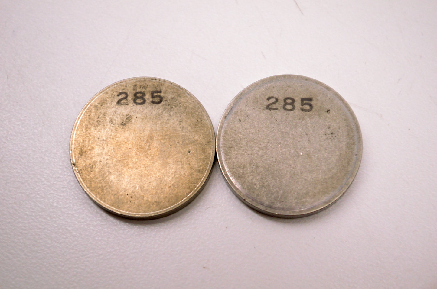 285 Valve Shims 25mm x 2.85mm Qty 2