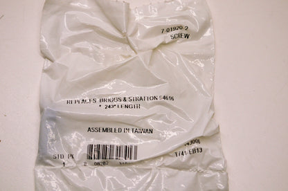 Aftermarket 97-1055, 94913 Carb Mounting Screw NOS