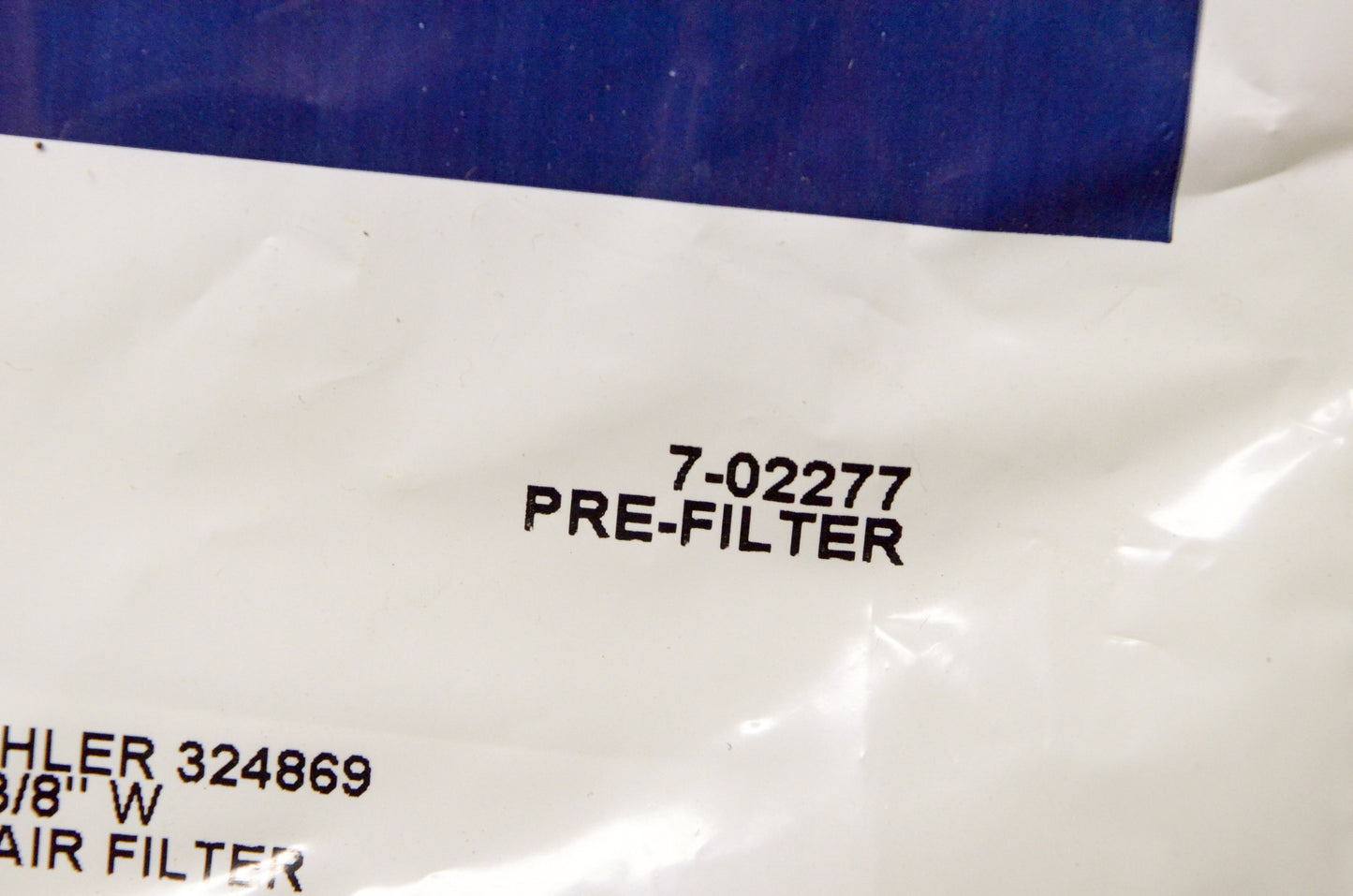 Prime Line 7-02277 Pre-Filter NOS