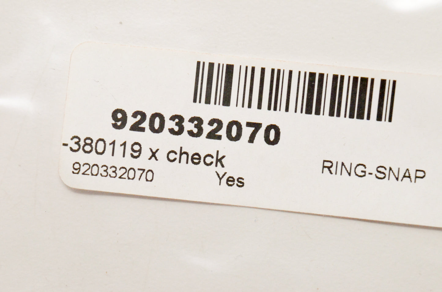 OEM Kawasaki 92033-2070 Snap Rings QTY 4 NOS
