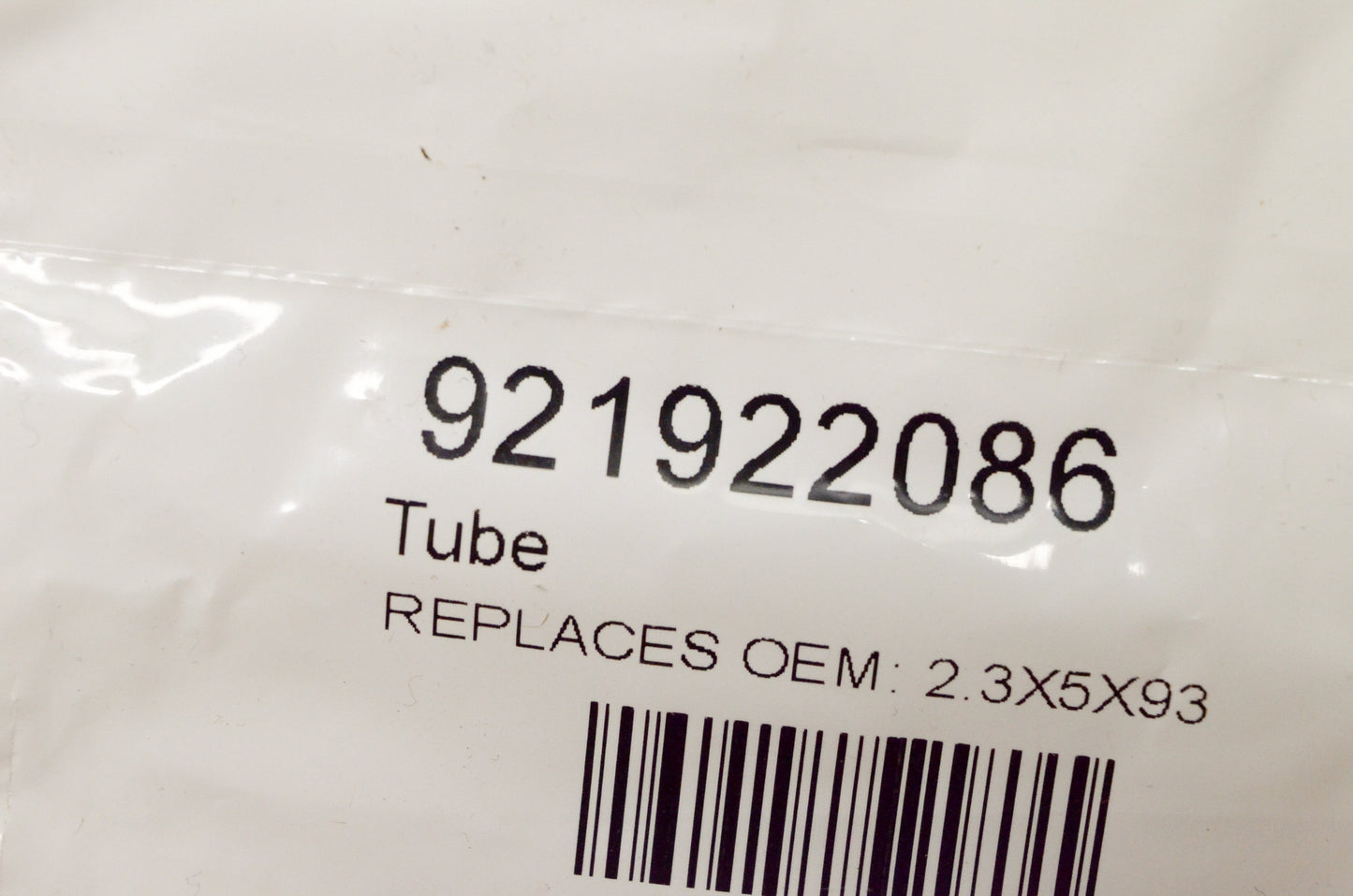Aftermarket 92192-2086 2.3x5x93 Tube NOS