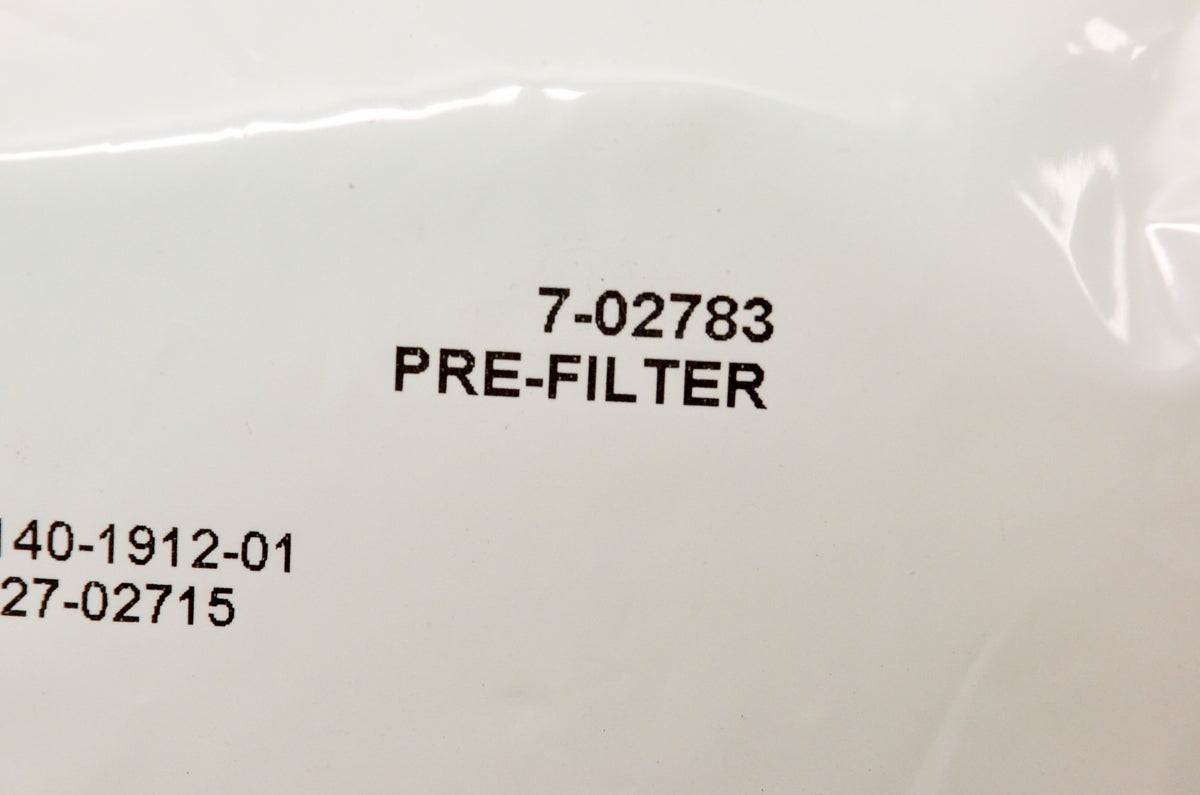 Aftermarket 7-02783, 140-1912-01, 02-1225 Pre-Filter NOS