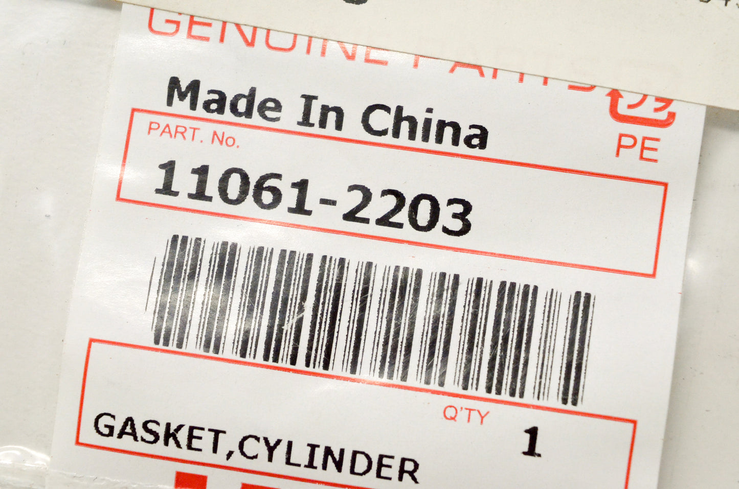 OEM Kawasaki 11061-2203 Cylinder Gasket NOS
