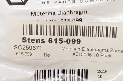 Stens 615-099 Metering Diaphragm QTY 10 NOS