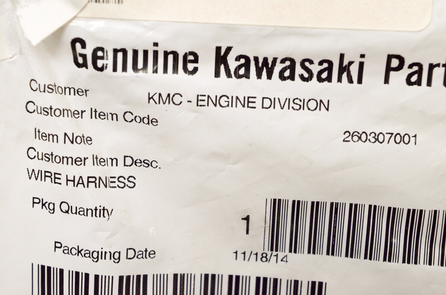 Wire Harness NOS