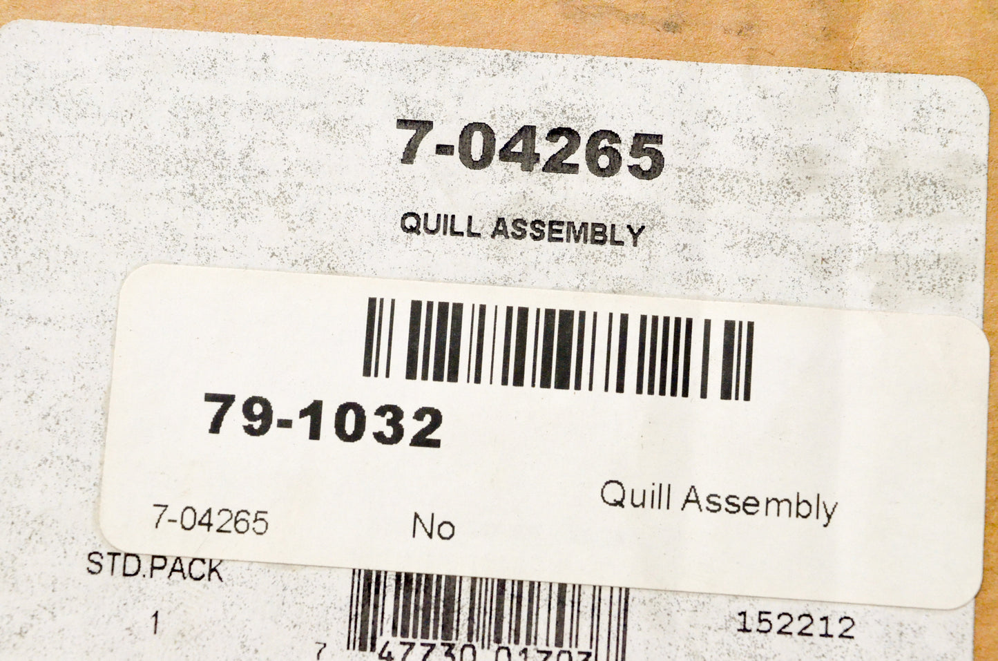 Prime Line 7-04265, 717-0900, 79-1032 Blade Spindle Assembly NOS