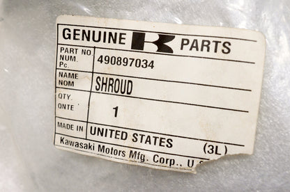 OEM Kawasaki 49089-7034 Engine Shroud NOS
