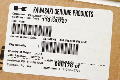 OEM Kawasaki 11013-0727 Air Filter Element NOS