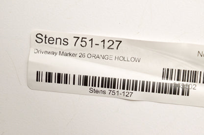 Stens 751-127 26' Orange Driveway Hollow Markers QTY 25 NOS