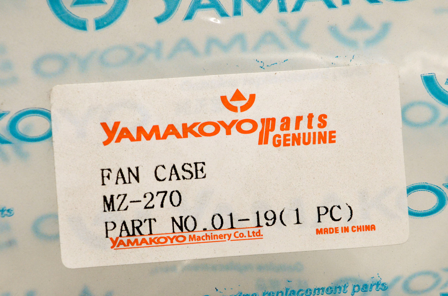 Yamakoyo 43484, 12-1158, MZ-270 Fan Case NOS