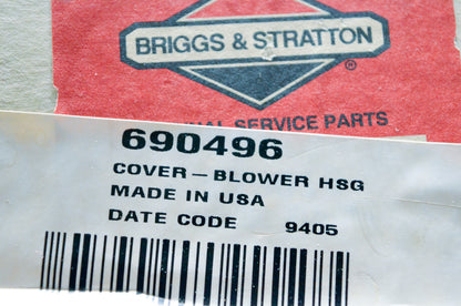 OEM Briggs & Stratton 690496 Blower Housing Cover NOS