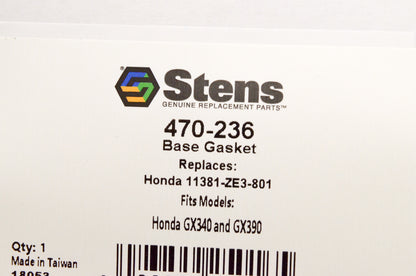 Stens 470-236 Base Gasket NOS