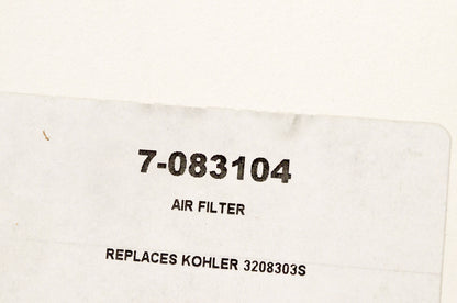 Aftermarket 7-083104, 171008, 32-083-03S Air Filter Kohler Replacement NOS