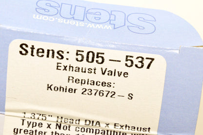 Stens 505-537 Exhaust Valve NOS